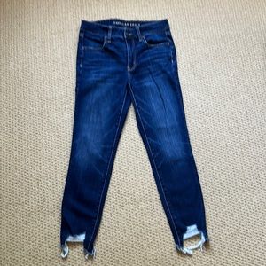 American Eagle Hi-Rise Jegging Crop Denim